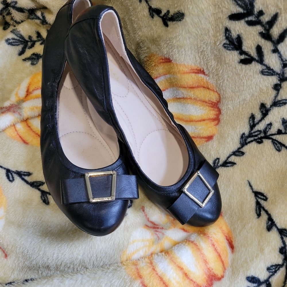 Cole Haan black flats